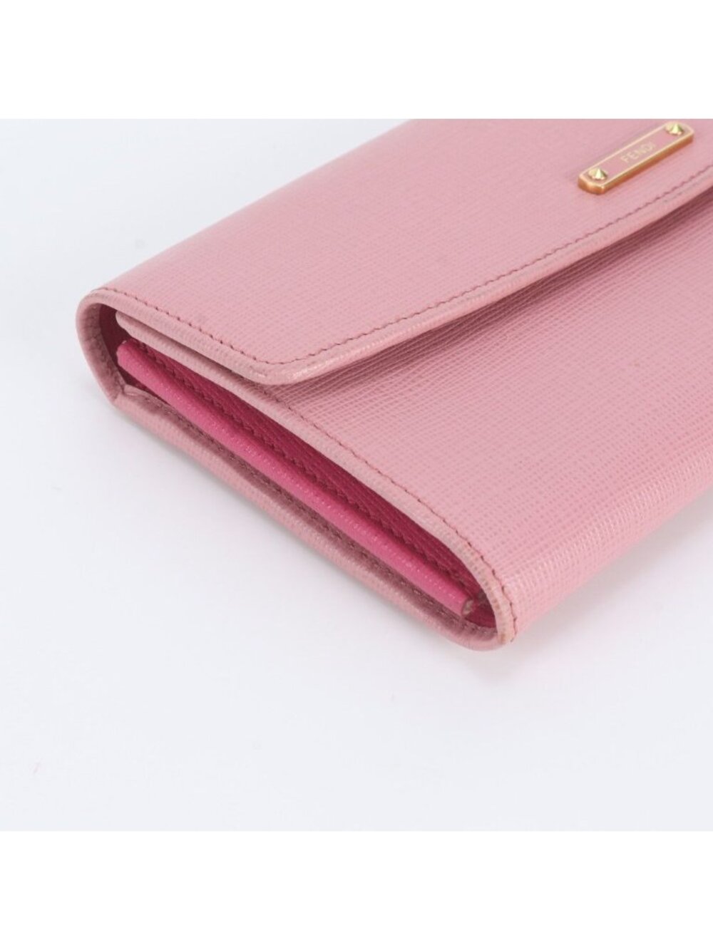 Fendi Simply Wallet Leather Long Gold - Picture 4 of 13
